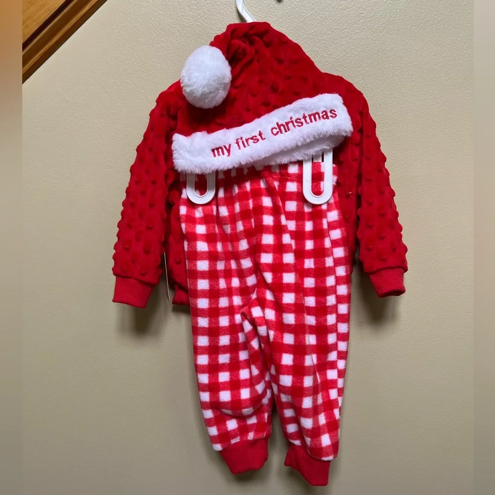 NWT My first Christmas Rudolph outfit
